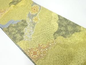 道長取に華紋織出し袋帯